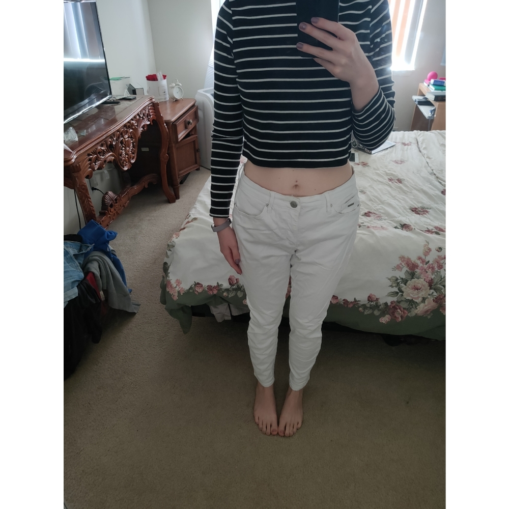 Nine West white jeans